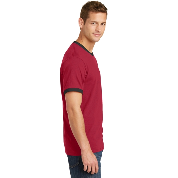 Port & Company Core Cotton Ringer Tee. - Port & Company Core Cotton Ringer Tee. - Image 22 of 49