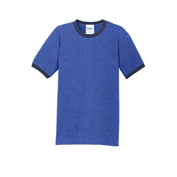 Port & Company Core Cotton Ringer Tee. - Port & Company Core Cotton Ringer Tee. - Image 26 of 49
