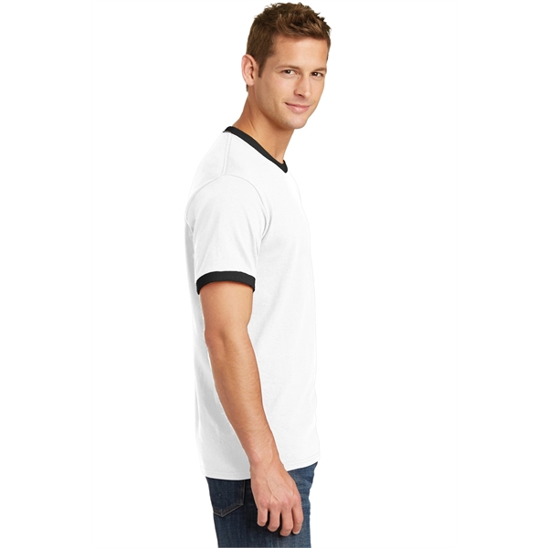 Port & Company Core Cotton Ringer Tee. - Port & Company Core Cotton Ringer Tee. - Image 33 of 49