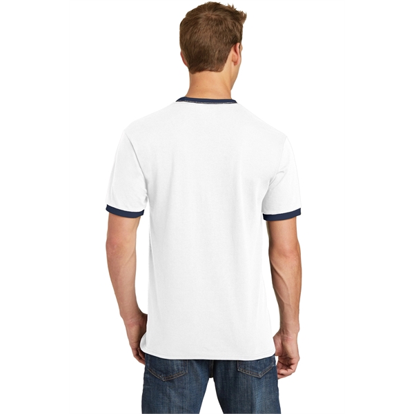 Port & Company Core Cotton Ringer Tee. - Port & Company Core Cotton Ringer Tee. - Image 36 of 49