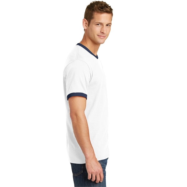 Port & Company Core Cotton Ringer Tee. - Port & Company Core Cotton Ringer Tee. - Image 37 of 49