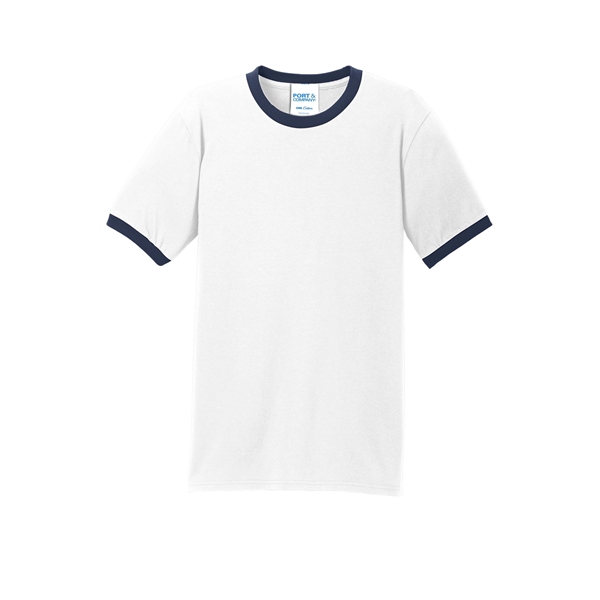 Port & Company Core Cotton Ringer Tee. - Port & Company Core Cotton Ringer Tee. - Image 38 of 49