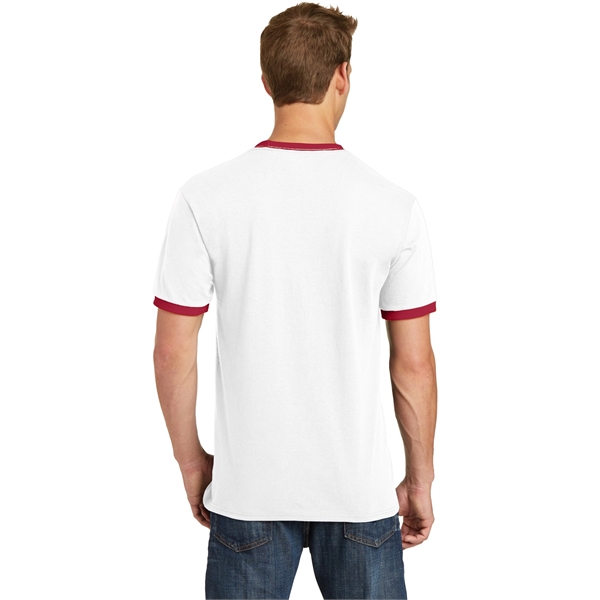 Port & Company Core Cotton Ringer Tee. - Port & Company Core Cotton Ringer Tee. - Image 40 of 49