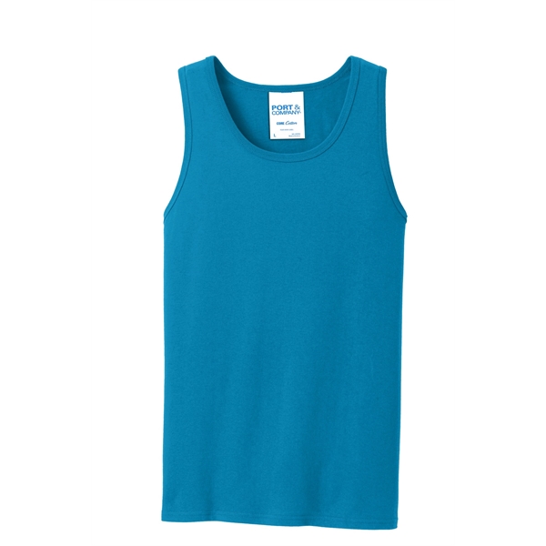 Port & Company Core Cotton Tank Top. - Port & Company Core Cotton Tank Top. - Image 40 of 85