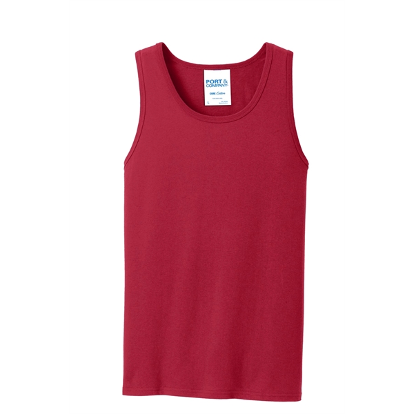 Port & Company Core Cotton Tank Top. - Port & Company Core Cotton Tank Top. - Image 60 of 85