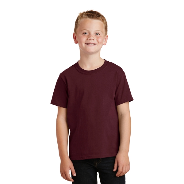 Port & Company - Youth Core Cotton Tee. - Port & Company - Youth Core Cotton Tee. - Image 3 of 181