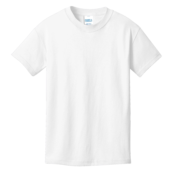Port & Company - Youth Core Cotton Tee. - Port & Company - Youth Core Cotton Tee. - Image 74 of 181