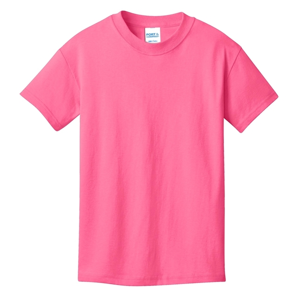 Port & Company - Youth Core Cotton Tee. - Port & Company - Youth Core Cotton Tee. - Image 109 of 181