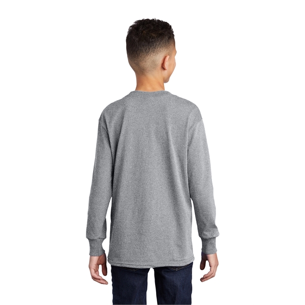 Port & Company Youth Long Sleeve Core Cotton Tee. - Port & Company Youth Long Sleeve Core Cotton Tee. - Image 100 of 149