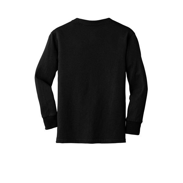 Port & Company Youth Long Sleeve Core Cotton Tee. - Port & Company Youth Long Sleeve Core Cotton Tee. - Image 24 of 149