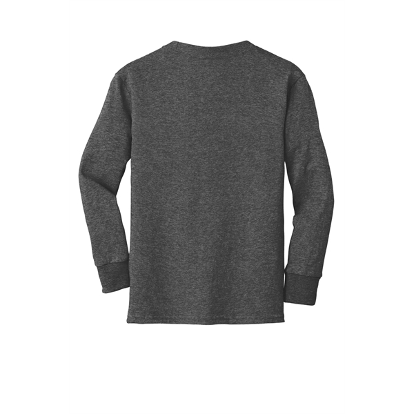 Port & Company Youth Long Sleeve Core Cotton Tee. - Port & Company Youth Long Sleeve Core Cotton Tee. - Image 84 of 149