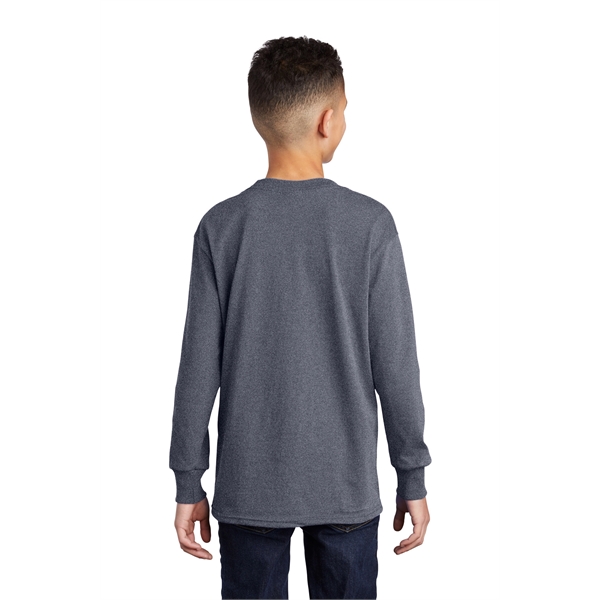 Port & Company Youth Long Sleeve Core Cotton Tee. - Port & Company Youth Long Sleeve Core Cotton Tee. - Image 148 of 149