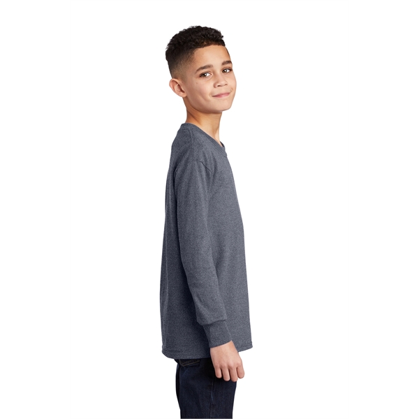 Port & Company Youth Long Sleeve Core Cotton Tee. - Port & Company Youth Long Sleeve Core Cotton Tee. - Image 149 of 149