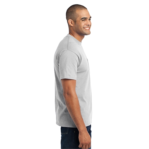 Port & Company - Core Blend Pocket Tee. - Port & Company - Core Blend Pocket Tee. - Image 1 of 95