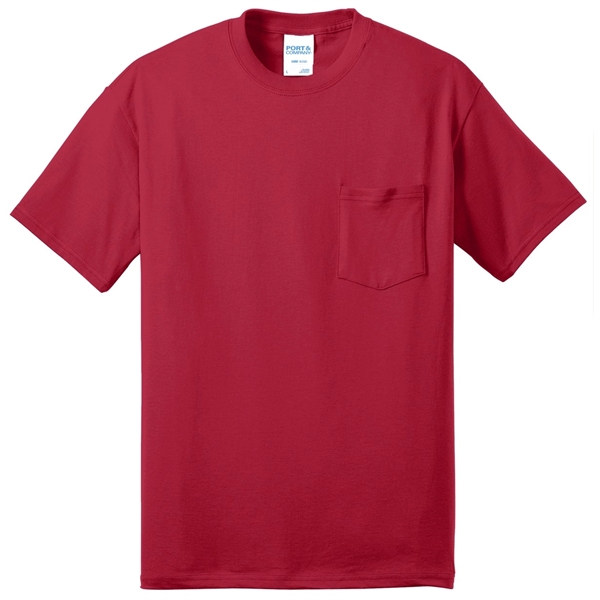 Port & Company - Core Blend Pocket Tee. - Port & Company - Core Blend Pocket Tee. - Image 26 of 95