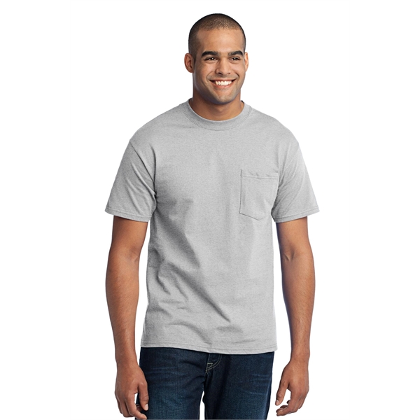 Port & Company Tall Core Blend Pocket Tee. - Port & Company Tall Core Blend Pocket Tee. - Image 21 of 69