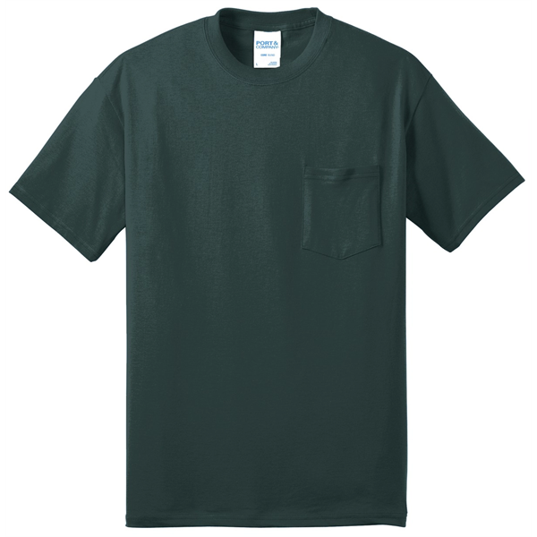 Port & Company Tall Core Blend Pocket Tee. - Port & Company Tall Core Blend Pocket Tee. - Image 15 of 69