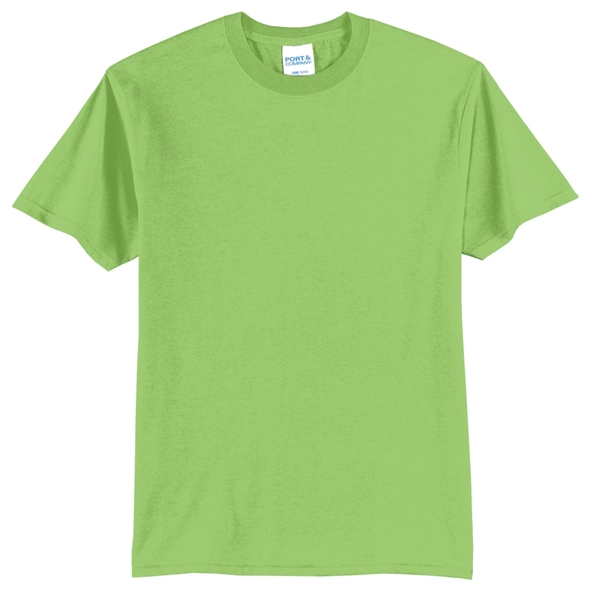 Port & Company Tall Core Blend Tee. - Port & Company Tall Core Blend Tee. - Image 16 of 115
