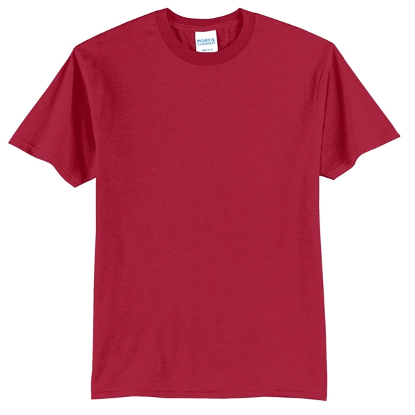 Port & Company Tall Core Blend Tee. - Port & Company Tall Core Blend Tee. - Image 42 of 115