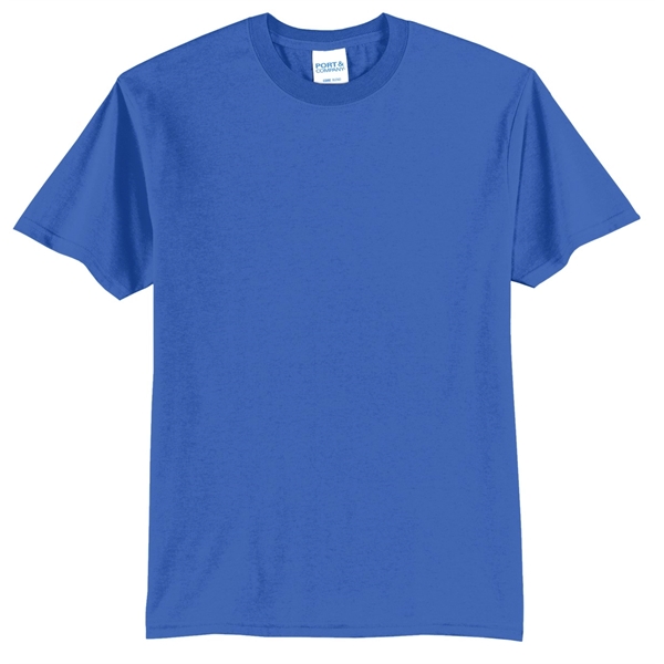 Port & Company Tall Core Blend Tee. - Port & Company Tall Core Blend Tee. - Image 46 of 115