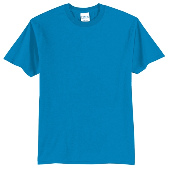 Port & Company Tall Core Blend Tee. - Port & Company Tall Core Blend Tee. - Image 62 of 115