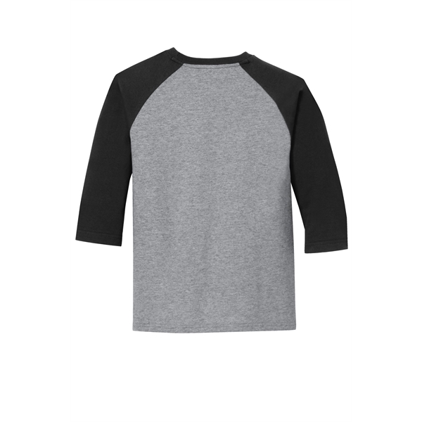 Port & Company Youth Core Blend 3/4-Sleeve Raglan Tee. - Port & Company Youth Core Blend 3/4-Sleeve Raglan Tee. - Image 5 of 43