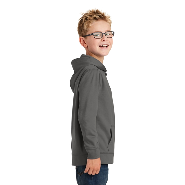 Port & Company Youth Performance Fleece Pullover Hooded S... - Port & Company Youth Performance Fleece Pullover Hooded S... - Image 7 of 30