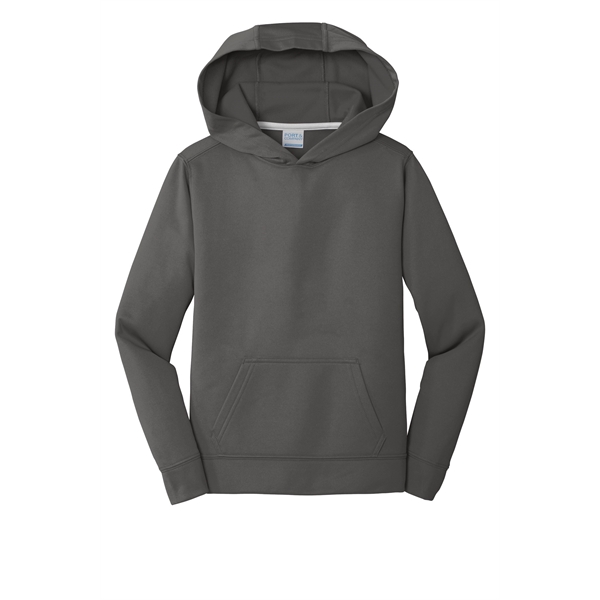 Port & Company Youth Performance Fleece Pullover Hooded S... - Port & Company Youth Performance Fleece Pullover Hooded S... - Image 8 of 30