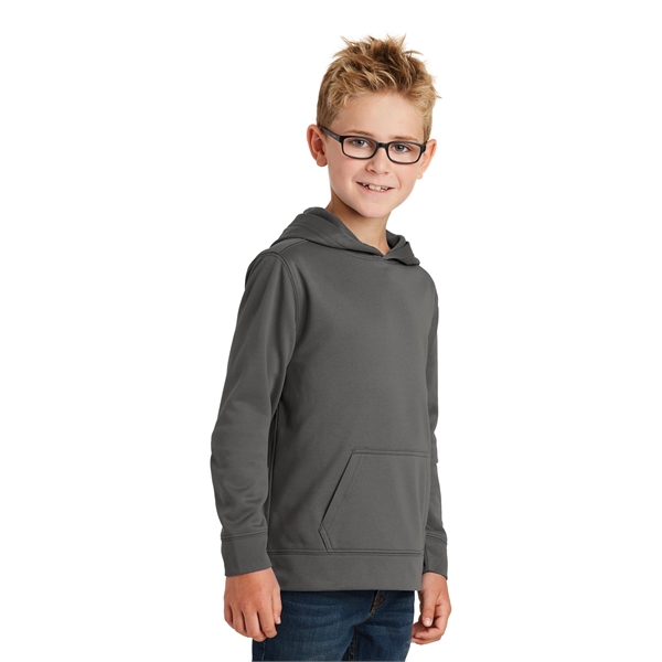 Port & Company Youth Performance Fleece Pullover Hooded S... - Port & Company Youth Performance Fleece Pullover Hooded S... - Image 9 of 30