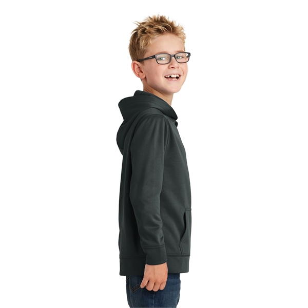 Port & Company Youth Performance Fleece Pullover Hooded S... - Port & Company Youth Performance Fleece Pullover Hooded S... - Image 15 of 30