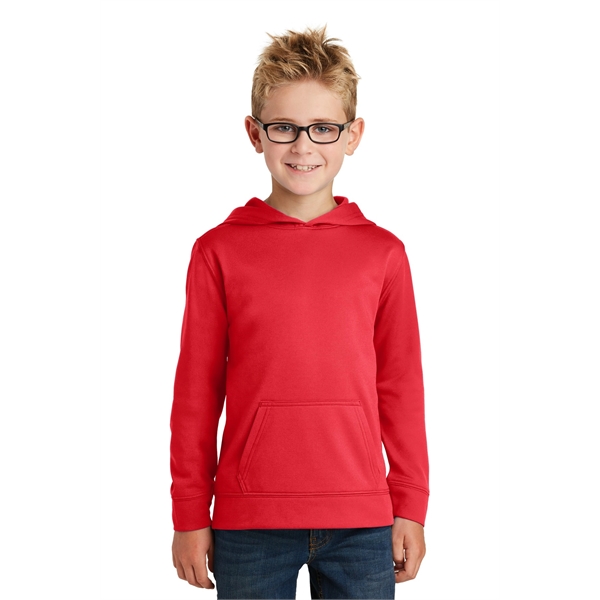 Port & Company Youth Performance Fleece Pullover Hooded S... - Port & Company Youth Performance Fleece Pullover Hooded S... - Image 4 of 30