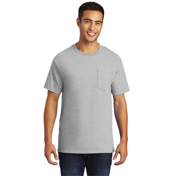 Port & Company - Tall Essential Pocket Tee. - Port & Company - Tall Essential Pocket Tee. - Image 92 of 131