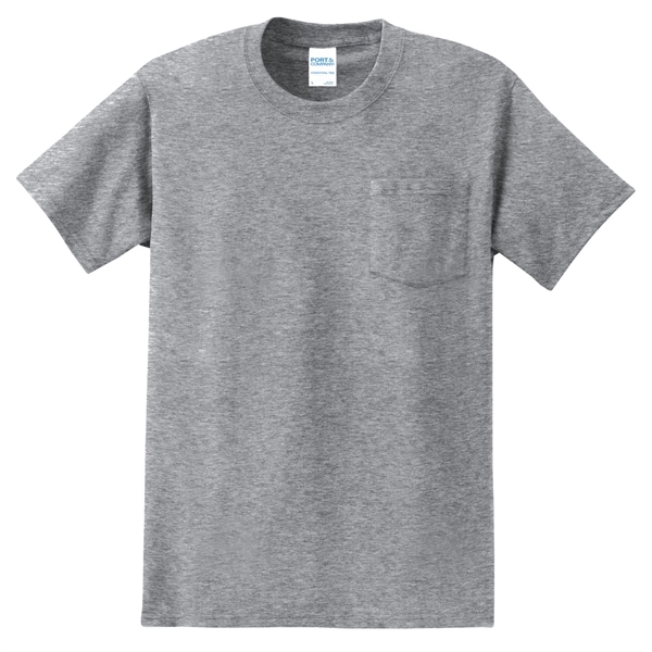 Port & Company - Tall Essential Pocket Tee. - Port & Company - Tall Essential Pocket Tee. - Image 12 of 131