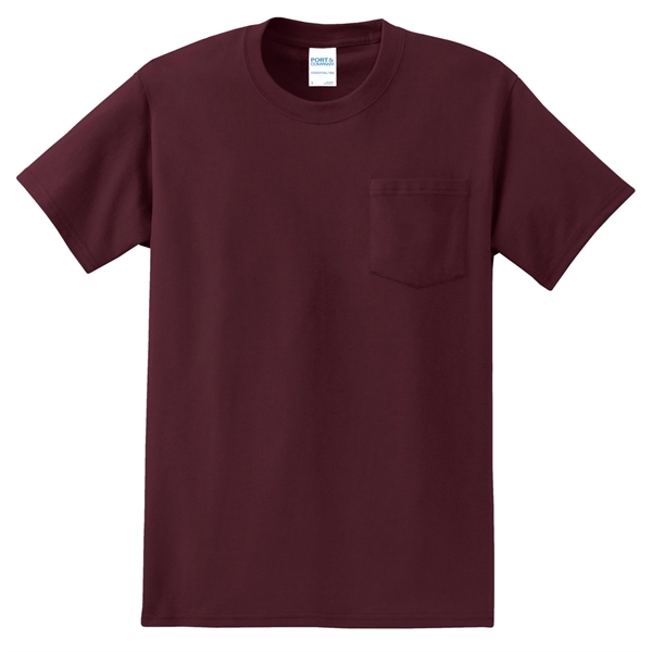 Port & Company - Tall Essential Pocket Tee. - Port & Company - Tall Essential Pocket Tee. - Image 24 of 131