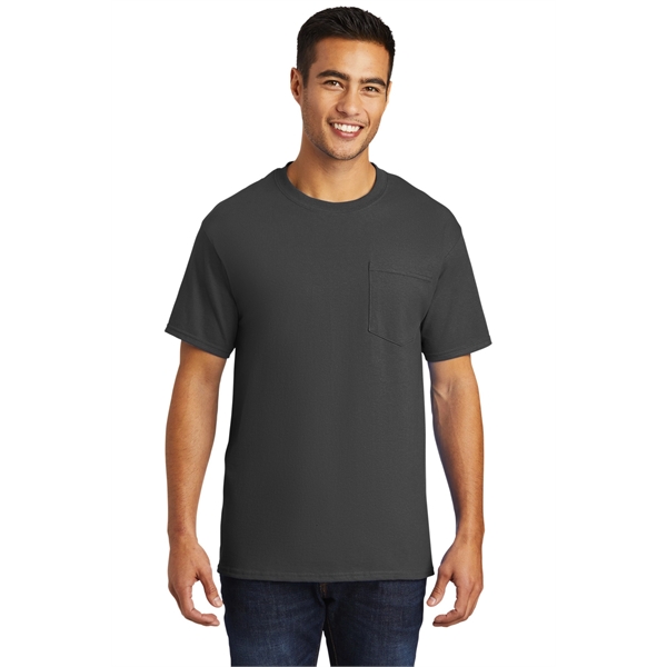 Port & Company - Tall Essential Pocket Tee. - Port & Company - Tall Essential Pocket Tee. - Image 110 of 131