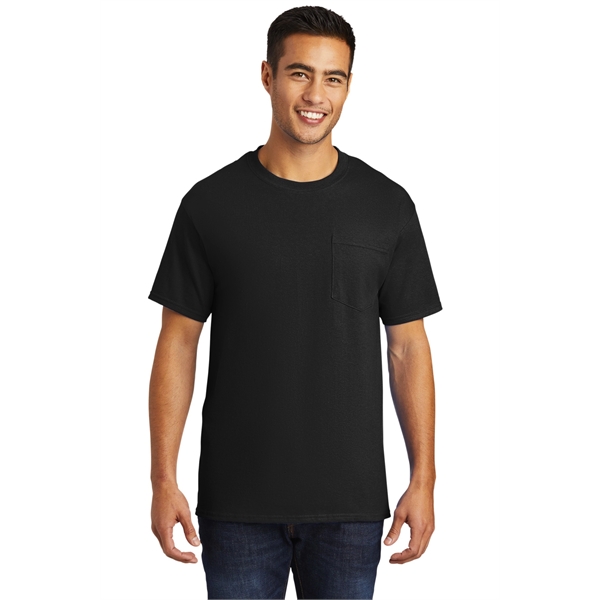 Port & Company - Tall Essential Pocket Tee. - Port & Company - Tall Essential Pocket Tee. - Image 115 of 131
