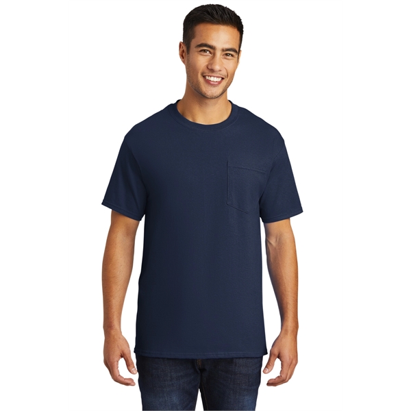 Port & Company - Tall Essential Pocket Tee. - Port & Company - Tall Essential Pocket Tee. - Image 118 of 131