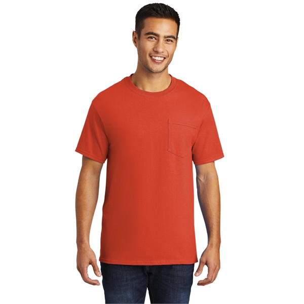 Port & Company - Tall Essential Pocket Tee. - Port & Company - Tall Essential Pocket Tee. - Image 120 of 131