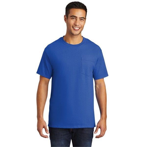 Port & Company - Tall Essential Pocket Tee. - Port & Company - Tall Essential Pocket Tee. - Image 126 of 131