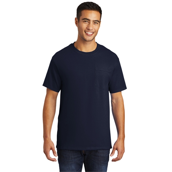 Port & Company - Tall Essential Pocket Tee. - Port & Company - Tall Essential Pocket Tee. - Image 129 of 131