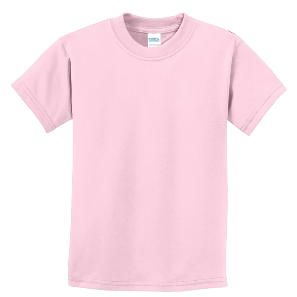Port & Company Youth Essential Tee. - Port & Company Youth Essential Tee. - Image 59 of 130