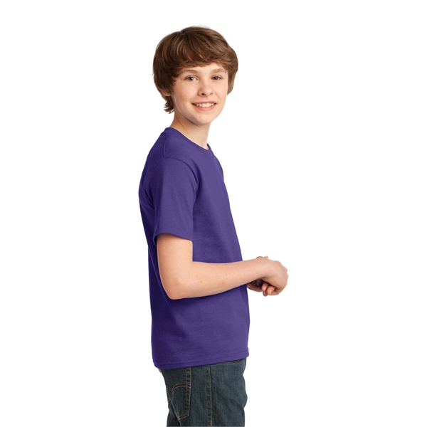 Port & Company Youth Essential Tee. - Port & Company Youth Essential Tee. - Image 62 of 130