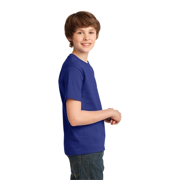 Port & Company Youth Essential Tee. - Port & Company Youth Essential Tee. - Image 76 of 130