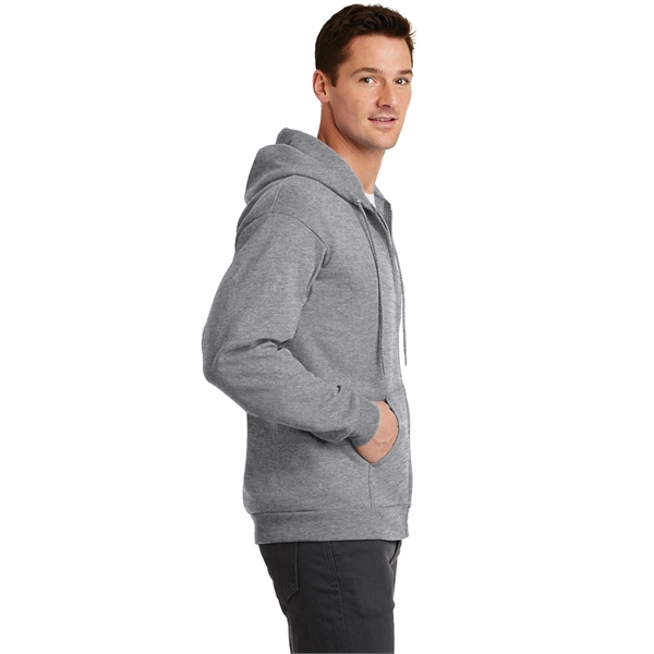 Port & Company - Core Fleece Full-Zip Hooded Sweatshirt. - Port & Company - Core Fleece Full-Zip Hooded Sweatshirt. - Image 4 of 141