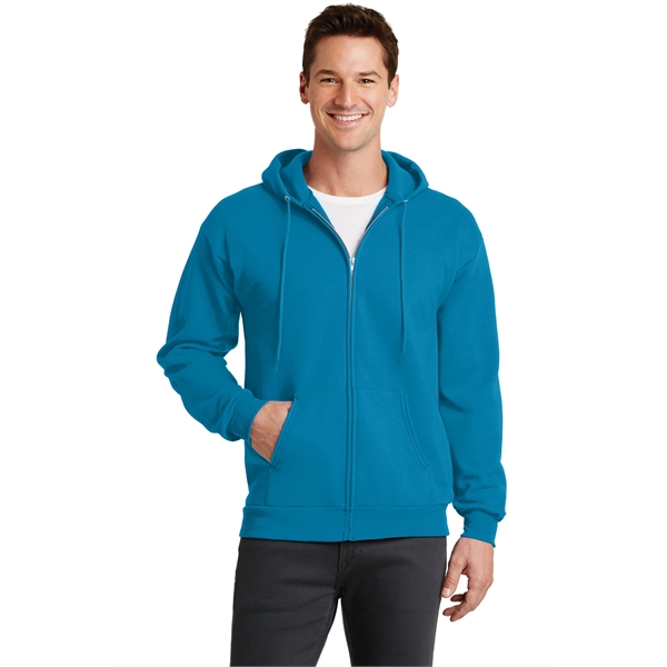 Port & Company - Core Fleece Full-Zip Hooded Sweatshirt. - Port & Company - Core Fleece Full-Zip Hooded Sweatshirt. - Image 124 of 141