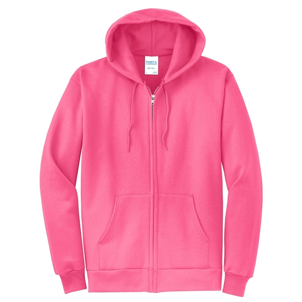 Port & Company - Core Fleece Full-Zip Hooded Sweatshirt. - Port & Company - Core Fleece Full-Zip Hooded Sweatshirt. - Image 77 of 141