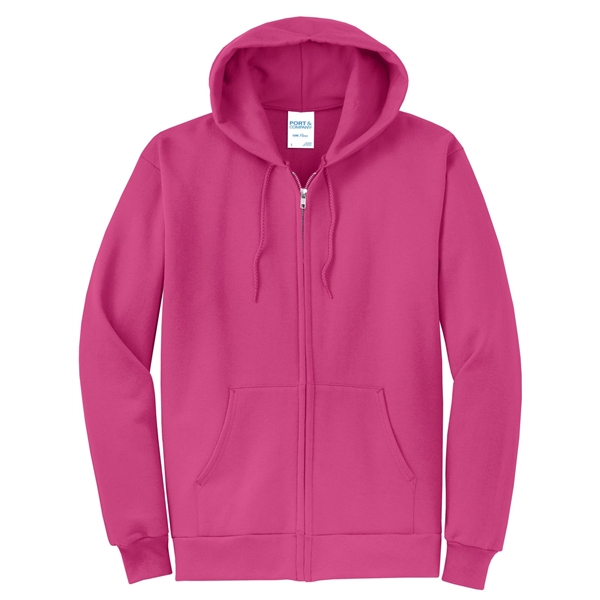 Port & Company - Core Fleece Full-Zip Hooded Sweatshirt. - Port & Company - Core Fleece Full-Zip Hooded Sweatshirt. - Image 90 of 141