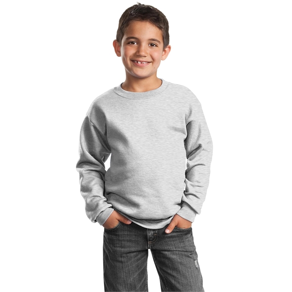 Port & Company - Youth Core Fleece Crewneck Sweatshirt. - Port & Company - Youth Core Fleece Crewneck Sweatshirt. - Image 85 of 109