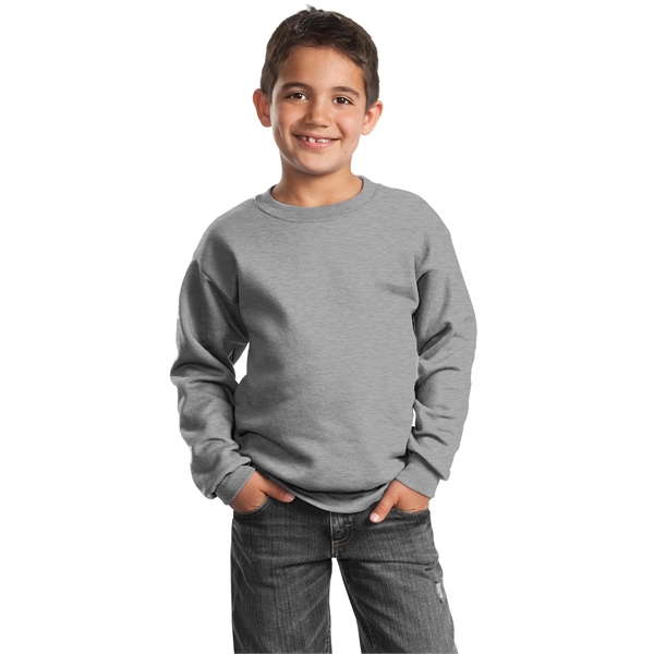 Port & Company - Youth Core Fleece Crewneck Sweatshirt. - Port & Company - Youth Core Fleece Crewneck Sweatshirt. - Image 87 of 109