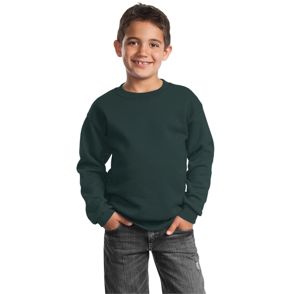 Port & Company - Youth Core Fleece Crewneck Sweatshirt. - Port & Company - Youth Core Fleece Crewneck Sweatshirt. - Image 89 of 109